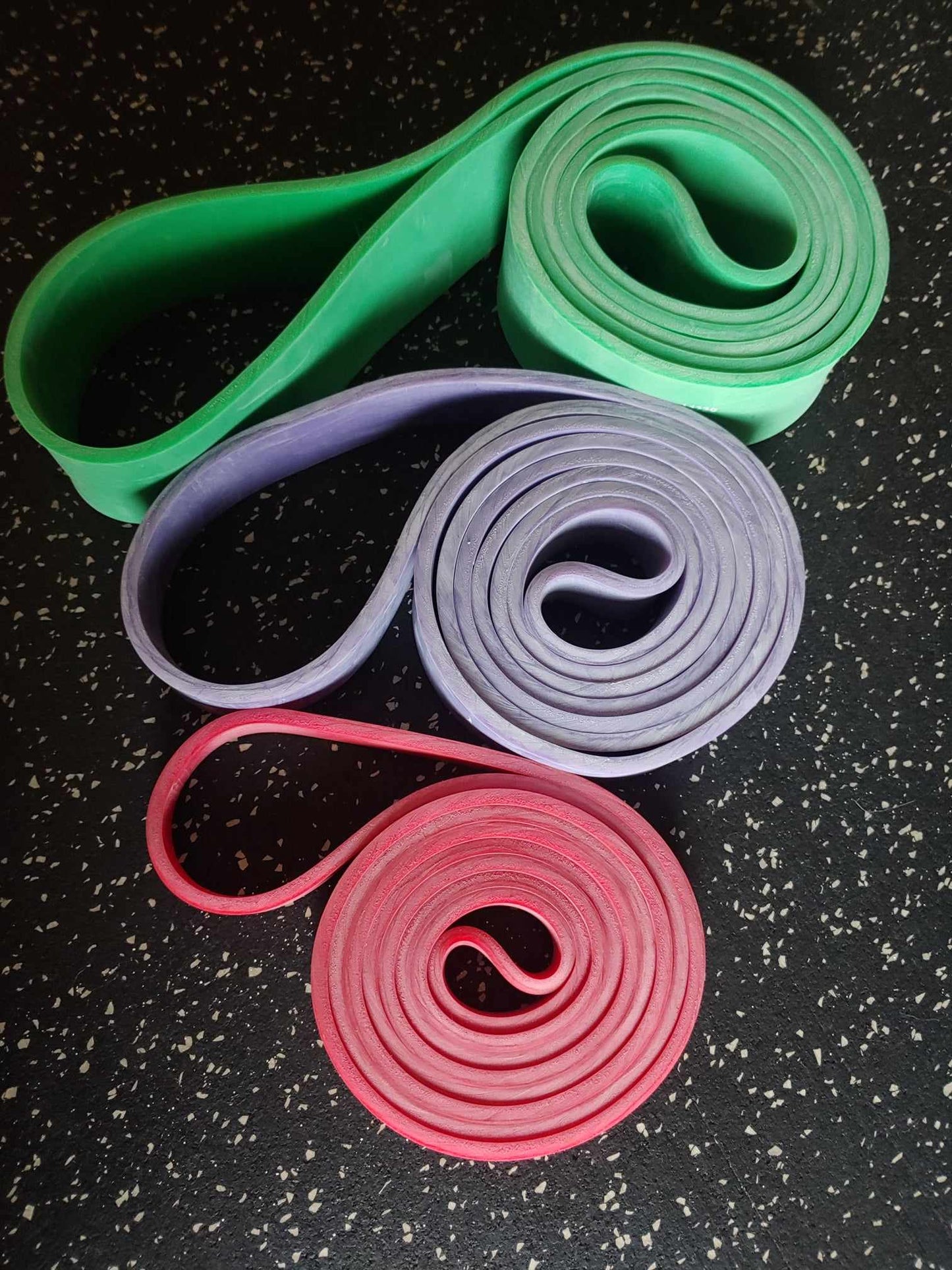 BAND BUNDLE (1-25lb. Mini Band/Red, 1-50 lb. Light Band/Purple, 1-75 lb. Average Band/green)